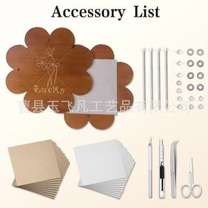 Wooden Flower Press 28x28x1cm Creative Plant Specimen Making Tool For Craft DIY - Product Image 2