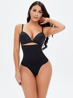 BOJIN 2025 Logo bout à bout corps Shaper taille haute ventre contrôle culotte Sexy dames respirant sans couture 3XL 4XL ODM en gros
