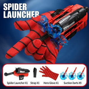 Giocattolo Animale Piccolo Personalizzato Cosplay Spider-Man Lanciatore di Ragnatele 2 Bombolette di Ragnatele PVC da Polso Gadget Novità Eroe 14+ Anni - Product Image 4