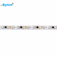 Bande LED RGBIC WS2811 SPI avec IC externe 5050, étanche IP20 IP65 IP67, 12V 24V, 60 LED, éclairage intelligent CE ROHS