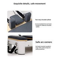 Accueil Usine Pliable Bois Matériel Logo Personnalisé Pliable Body Building Cama De Reformador Maquina Lits Machine Pilates Reformer