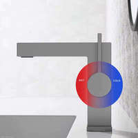 Grifo Mezclador Termostático Monomando de Latón para Lavabo, Diseño Personalizado, Montaje en Cubierta, Duradero, Resistente a la Corrosión, Acabado Cromado