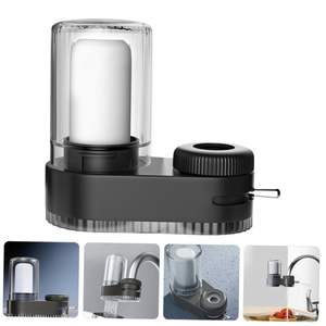 Filtre purificateur de robinet de cuisine et de salle de bain domestique en céramique transparente personnalisée avec filtration au charbon pour éliminer le chlore - Product Image 4