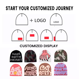 Produttore di Berretti Personalizzati con Strass, Cappelli con Logo Intero, Berretti Invernali Jacquard Lavorati a Maglia con Fodera in Raso - Product Image 5