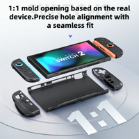 Pour Nintendo Switch 2, étui de protection en TPU imprimé en 3D, coque de remplacement à double poignée séparée