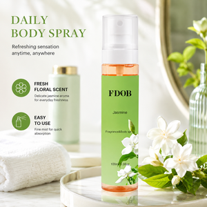 Fragancia <span class=keywords><strong>de</strong></span> jazmín para <span class=keywords><strong>mujer</strong></span>, desodorante en aerosol, Perfume para el cuidado corporal, fácil <span class=keywords><strong>de</strong></span> absorber para uso diario, venta al por mayor - Product Image 4