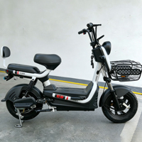 Bicicleta Eléctrica G1 350W-500W, Motor sin Escobillas de 48V, Cuadro de Aluminio, Diseño Moderno, para Adultos, Fabricada en China, OEM/ODM, Digital, de Alta Velocidad