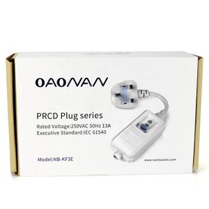 Adaptateur <span class=keywords><strong>de</strong></span> voyage GFCI 3 pieds, prise 3 broches avec mise à la terre standard, 3 prises, 13A, IP67, matériau ABS - Product Image 5