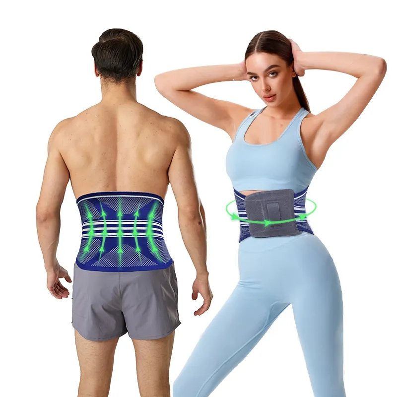 YOUJIE Factory OEM Sports Men Women 5 Stays Adjustable Lower Lumbar Spinal Support Brace Decompression 3D Knitted Back Belt
