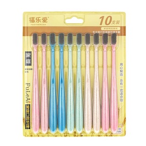 Fuleai Toothbrush 10 <b>Pack</b> Soft Bristle Adult Manual Cleaning Set - Product Image 5