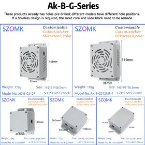 กล่องโครงการ DIY ขนาด 109*83.5*56.5 มม. กล่องติดผนังสำหรับเซ็นเซอร์ IoT กล่องพลาสติกสำหรับคอมพิวเตอร์อุตสาหกรรม สำหรับใส่แผงวงจรไฟฟ้า PCB - Product Image 2