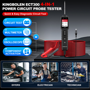 Kingbolen เครื่องทดสอบวงจรความผิดพลาดของรถยนต์ ECT300แบบพกพามีความแม่นยำสูง ECT300รถวงจรทดลอง - Product Image 6