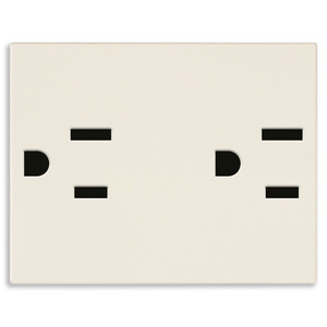 ปลั๊กไฟ SICURY 2P+T 15A แบบอเมริกัน ขนาด 5.6x4.1x7.8 ซม. พร้อมปลั๊กและเต้ารับ - Product Image 1