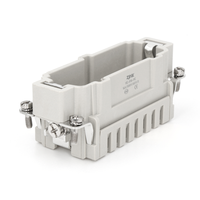 HE-016 Heavy Duty 500V 16A 16 broches borne à sertir haute connecteur électrique prise étanche insérer PC pour modèle de puissance