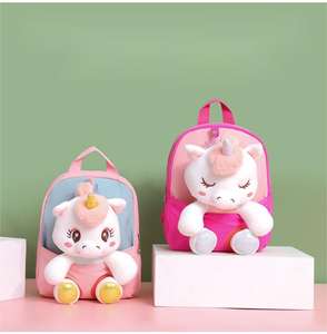 <span class=keywords><strong>Yemu</strong></span> – sac à dos d'école licorne pour bébé, doux et ludique, en peluche, pour filles et enfants, vente en gros, 2023 - Product Image 2