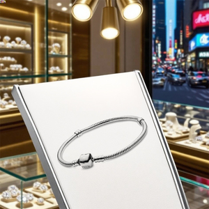 Nuovo <span class=keywords><strong>Bracciale</strong></span> 2025 in <span class=keywords><strong>Argento</strong></span> <span class=keywords><strong>925</strong></span> con Corona e <span class=keywords><strong>Catena</strong></span> a Osso di Serpente a Forma di Cuore, Alta Qualità, Base per Creazioni di Gioielli Fai-da-Te per Donne - Product Image 6