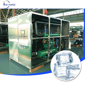 Máquina de Hielo Comercial Icemedal con Control PLC, Motor y Engranaje, Acero Inoxidable, Capacidad de 5 Toneladas, Refrigeración por Aire - Product Image 4