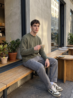 T-shirt à manches longues pour homme, coupe ample à épaules tombantes, en tissu gaufré 280 GSM, effet délavé, style vintage usé, personnalisable avec logo OEM, vierge pour impression