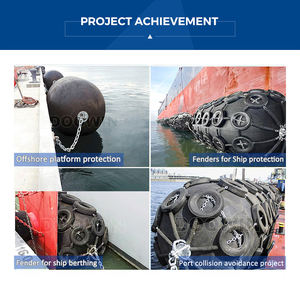 Defensa Marina Flotante de Caucho Neumática Tipo Yokohama de Alta Densidad <span class=keywords><strong>con</strong></span> <span class=keywords><strong>Cadena</strong></span> y Neumáticos para Aeronaves - Precio de Fábrica - Product Image 5