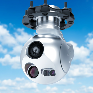 L10TR Smart Photoelectric Aluminum Gimbal Camera Dual Sensor Thermal 1080P 10x Zoom Laser Rangefinder IP66 <b>Drone</b> <b>Accessory</b> - Product Image 1