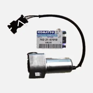 Original 7022107010 Valve Ass'y For Excavator PC200-6 PC400-6 PC120-6 Pump EPC Solenoid Valve 702-21-07010