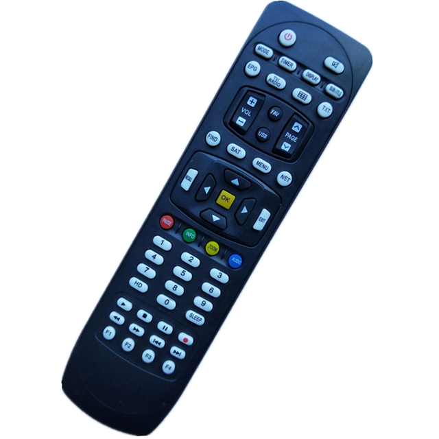 Satellite Receiver 1006&1007 Remote Control With TV/RADIO F1 F2 F3 F4 TXT EPG Functions