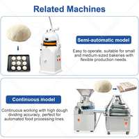 Machine à diviser et à arrondir la pâte pour pain à hamburger, pain de boulangerie, pain fourré à la vapeur, OCEAN Commercial 500g