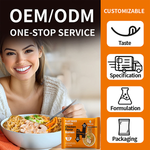 บะหมี่ราเมนไก่โปรตีนสูง อบแห้ง ปราศจากสาร GMO  อาหารจากพืช ไข<span class=keywords><strong>ม</strong></span>ันต่ำ คาร์โบไฮเดรตต่ำ บรรจุถุง - Product Image 6