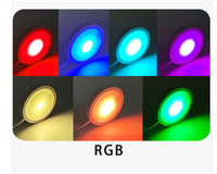 Lampes LED RGB à télécommande pour imprimante 3D Bambu, kit d'éclairage LED 001, lampe de placard ronde, lampe à LED DIY, variateur d'intensité