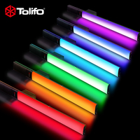 TOLIFO-varita de luz led rgb para estudio de fotografía, tubo de luz para vídeo, ST-20RGB, 3000k-6000k