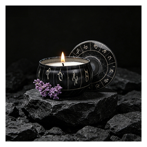 Ivory <b>Candle</b> Vessel White Lid Sample Fragrance Filling Evaluation Proposal Showcase Program Luxury Merchandising - Product Image 4