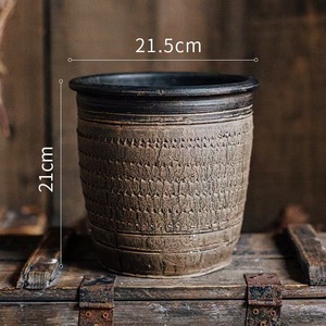 Pastorale Décoratif Ferme Rustique Pot Argile Terre Cuite Vases Ciment Fleur Vase Pour La Décoration - Product Image 4