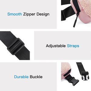 Bolsa de Cintura Funcional Pequeña para Mujer con Compartimentos Organizados, Ranuras de Malla y Bolsillo Trasero con Cremallera para Artículos Esenciales Diarios - Product Image 5