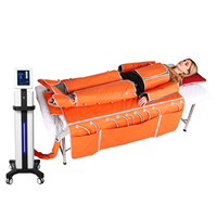 Bottes de massage pour les jambes entières, pressothérapie, drainage lymphatique professionnel, bottes à compression d'air, dispositif d'exosquelette de compression