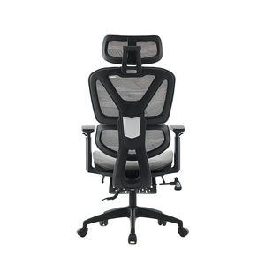 Hiện đại điều hành Chiều cao có thể điều chỉnh tay vịn gỗ hỗ trợ tựa đầu lưới văn phòng ngả ghế với thiết kế tiện dụng - Product Image 6