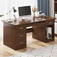 Vente directe d'usine, prix de gros, bureau d'ordinateur de style artisanal moderne à double paroi durable, pour la maison ou le bureau