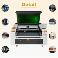 Cortadora Láser de CO2 de Alta Precisión 7050 con Controlador Multi-idioma, Máquina Personalizada para Regalos y Obras de Arte