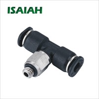 Raccords pneumatiques pour machine à coudre ISAIAH, mini-connecteurs rapides droits, filetage BSPP, certifiés ISO, garantie 1 an, Chine