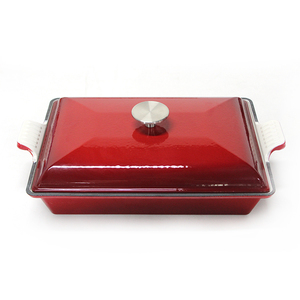 Casseroles en fonte émaillé, 13 pouces, ustensile de cuisine pour soupe, casserole ronde - Product Image 1