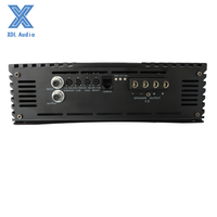 Amplificateur audio de voiture monobloc classe D 25 kW 14,4 V haute puissance, basses fréquences, haute qualité sonore, égaliseurs numériques, crossovers