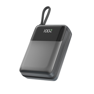 เครื่องชาร์จพกพา, พาวเวอร์แบงค์ชาร์จเร็ว 22.5W, ความจุ 20000mAh ปลอดภัยสำหรับการเดินทาง, สาย USB-C ในตัว พร้อมหน้าจอ LED แสดงสถานะแบตเตอรี่ - Product Image 4