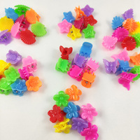 Pinces à cheveux en plastique de 1,8 cm pour femmes, accessoires capillaires quotidiens, petites pinces à cheveux en plastique multi-formes, décorations capillaires pour filles