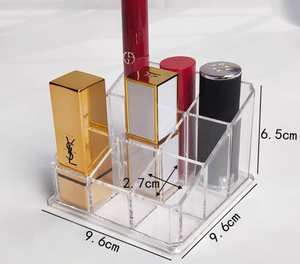 Estuche de Cartón para 9 Labiales, Plegable, Portátil, Pequeño, Transparente, Organizador de Brillo Labial, Exhibidor de Perfumes y Aceites Esenciales - Product Image 5