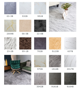 Carreaux de sol en PVC plastique autocollants imperméables de luxe pour intérieur, <span class=keywords><strong>60x60</strong></span>, pour usage domestique - Product Image 2