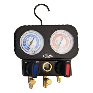 उच्च सटीकता R32 R410A R22 R134a R404A R407C R1234YF कई गुना गेज सर्द दबाव नापने का यंत्र एक/सी सेवा प्रशीतन उपकरण - Product Image 2