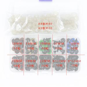 ชุดอุปกรณ์ DIY พลาสติก 100 ชิ้น ประกอบด้วย ตาหมีแบบสกรู 80 ดวง + จมูก 20 ชิ้น สำหรับตุ๊กตา - Product Image 3
