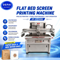 Impresora Automática de Serigrafía para PCB, Máquina de Impresión de Pantalla Plana Vertical para Bolsas de Papel y Materiales No Tejidos