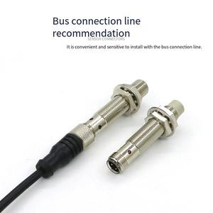 เซ็นเซอร์สวิตช์ตรวจจับระยะไกลแบบเหนี่ยวนำชนิดตัวเชื่อมต่อการบิน M12, 24V, แบบสามสาย, NPN, ปกติเปิด/ปิด, PNP - Product Image 5