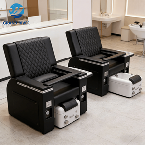 เก้าอี้นวดเท้าไฟฟ้าดีไซน์ใหม่ อ่างเซรามิก พร้อมฟังก์ชั่นนวดและไฟ  เก้าอี้นวดเท้าสำหรับร้านทำเล็บ - Product Image 2