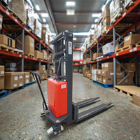 Gerbeur électrique portable et compact de 2 tonnes pour les usines de fabrication |   Chariot élévateur manuel à transmission intégrale avec pneus en polyuréthane